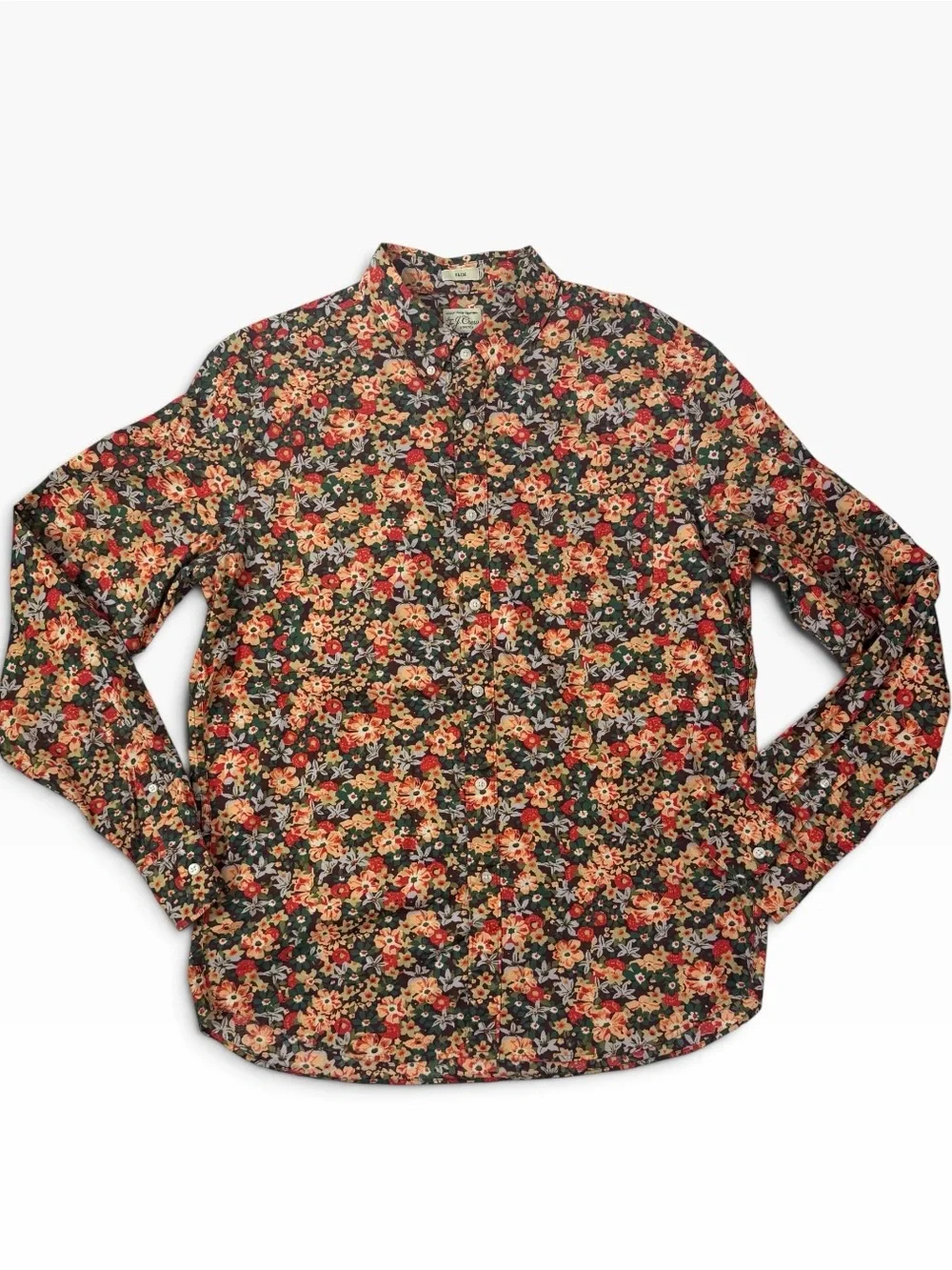 J. Crew Stretch Slim Fit Floral Button-Up Shirt